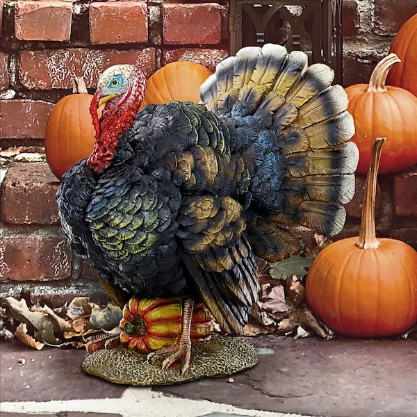 Design Toscano North American Turkey Statue QM2373100